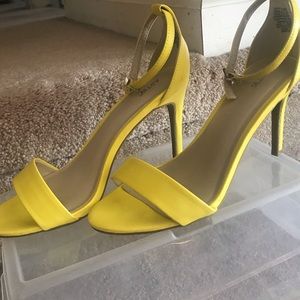 Never Worn Yellow Heels